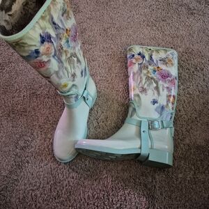 Floral Women's Rain Boots
